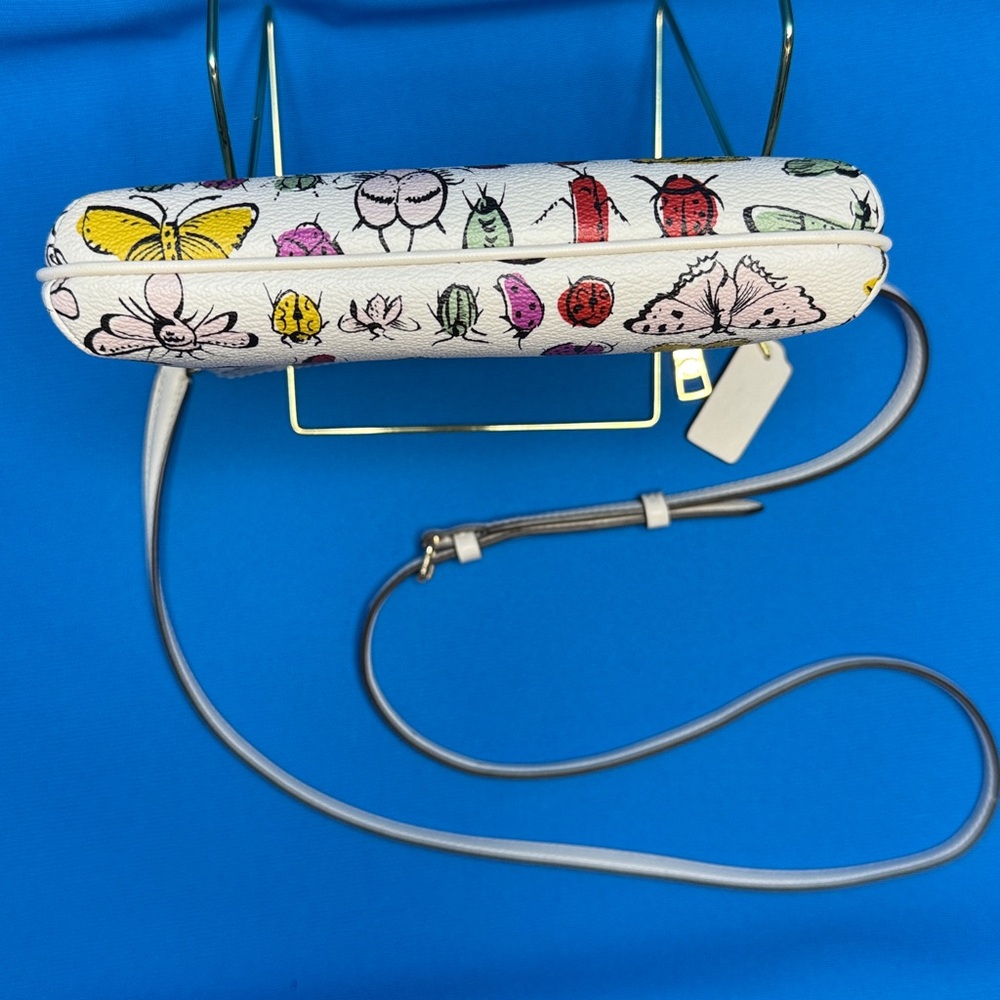 EUC COACH MINI ROWAN FILE CREATURE / INSECT / BUG PRINT CROSSBODY / SHOULDER BAG - Picture 6 of 17